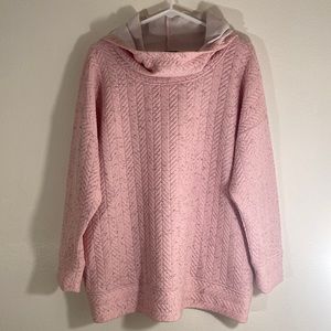 Jones New York, Oversized Hoody,Quilted look, Large Size.